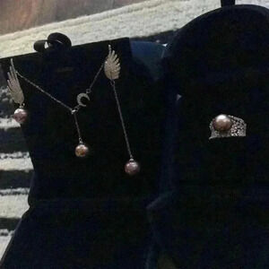 Custom Made Genuine Pearl Jewelry Set